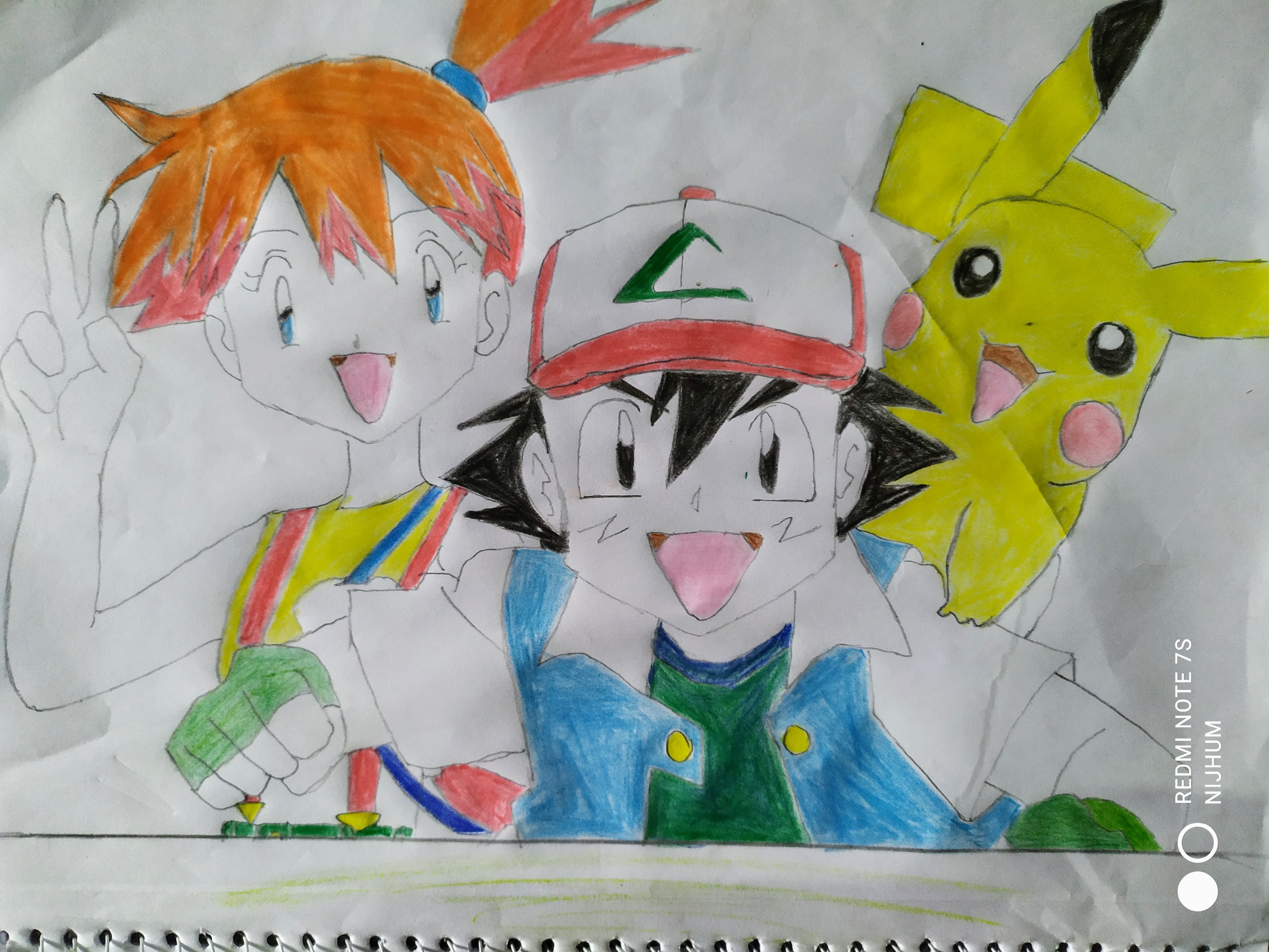 HOW TO DRAW ASH AND PIKACHU FROM POKEMÓN Step by Step Easy 