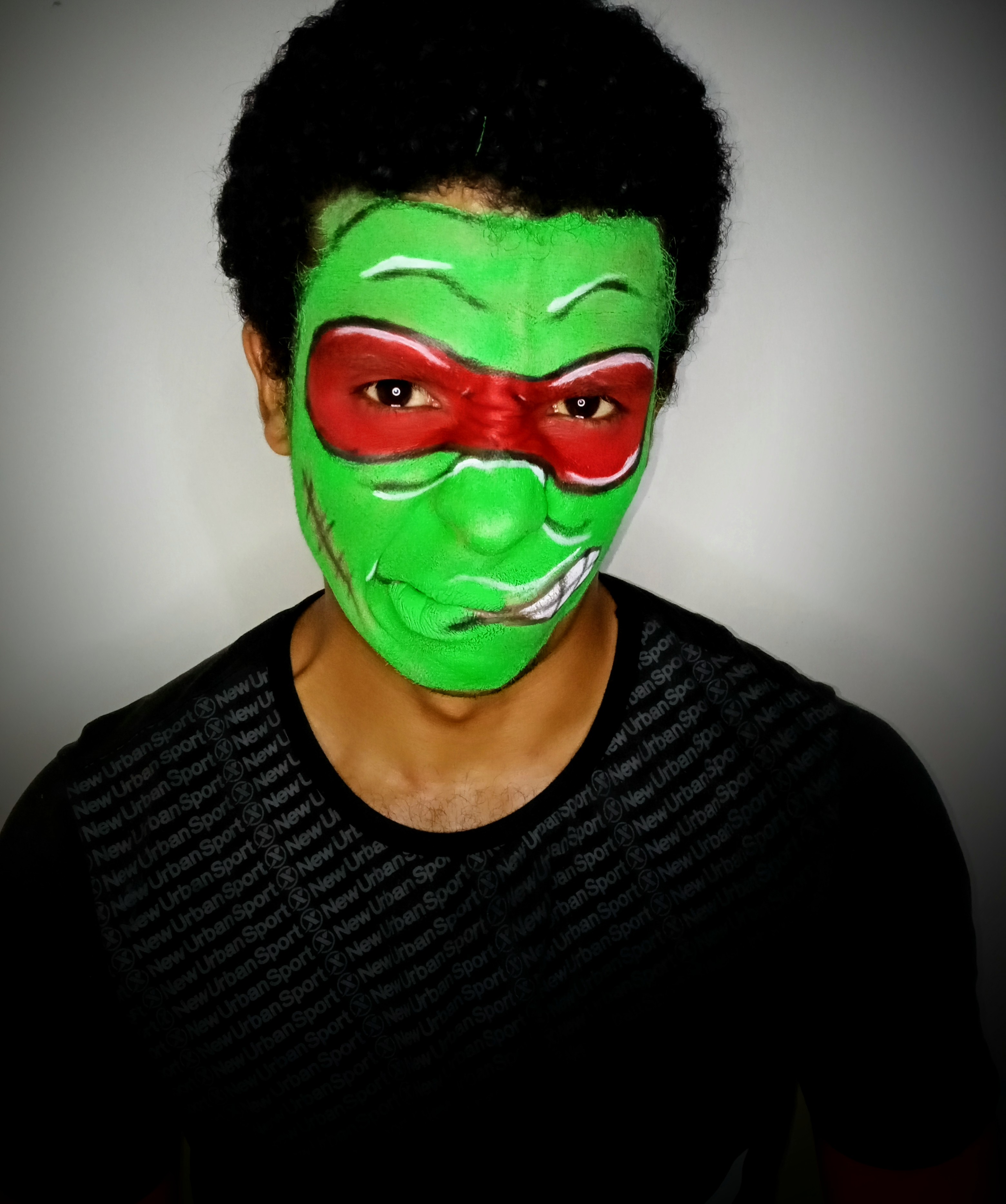 Ninja Turtle Inspired Makeup || Maquillaje inspirado en una tortuga ninja  || By @alexiscova — Hive
