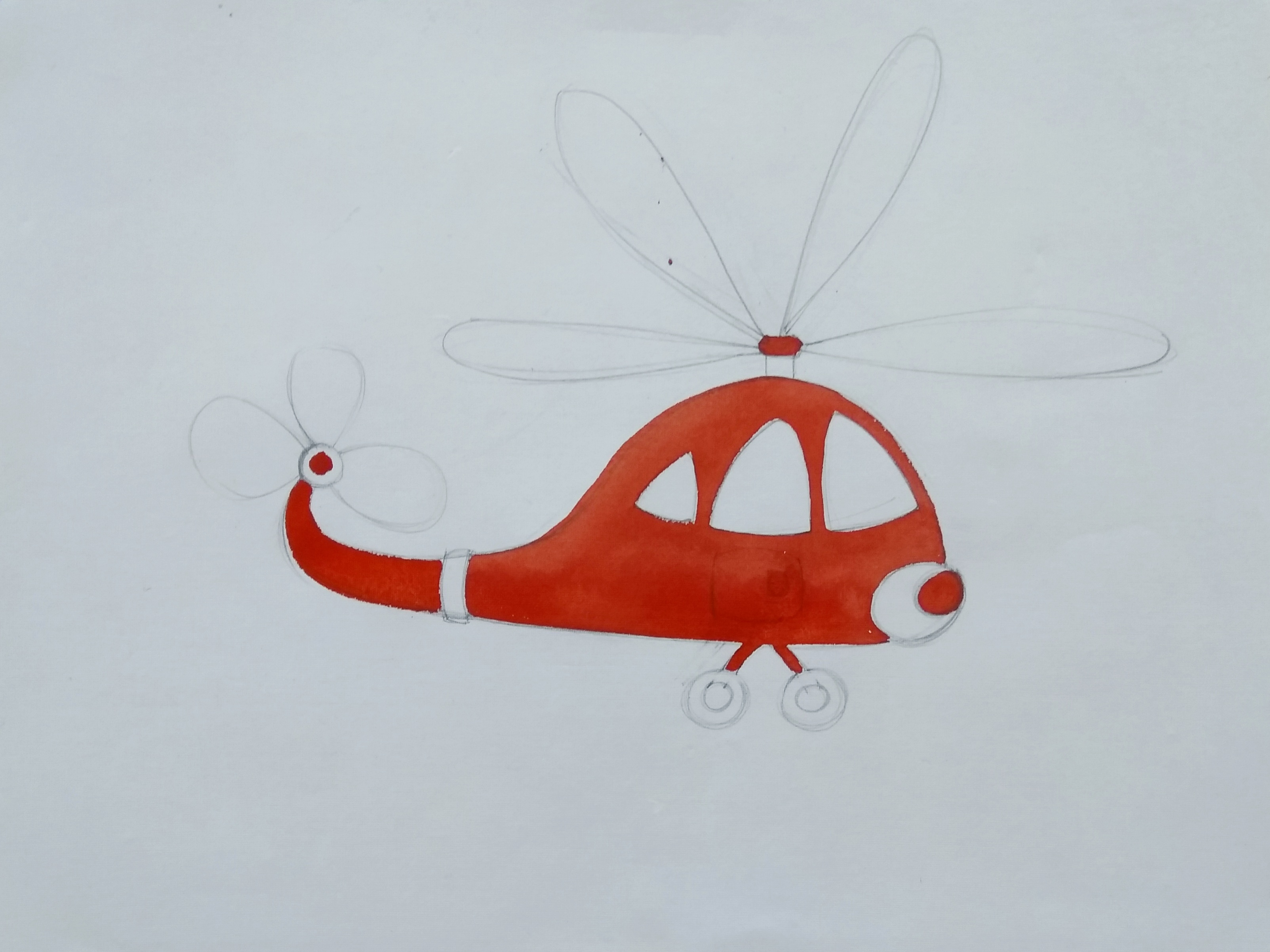 How to draw helicopter step by step | Drawing helicopter | Easy helicopter  drawing | Kidooz Drawing - YouTube