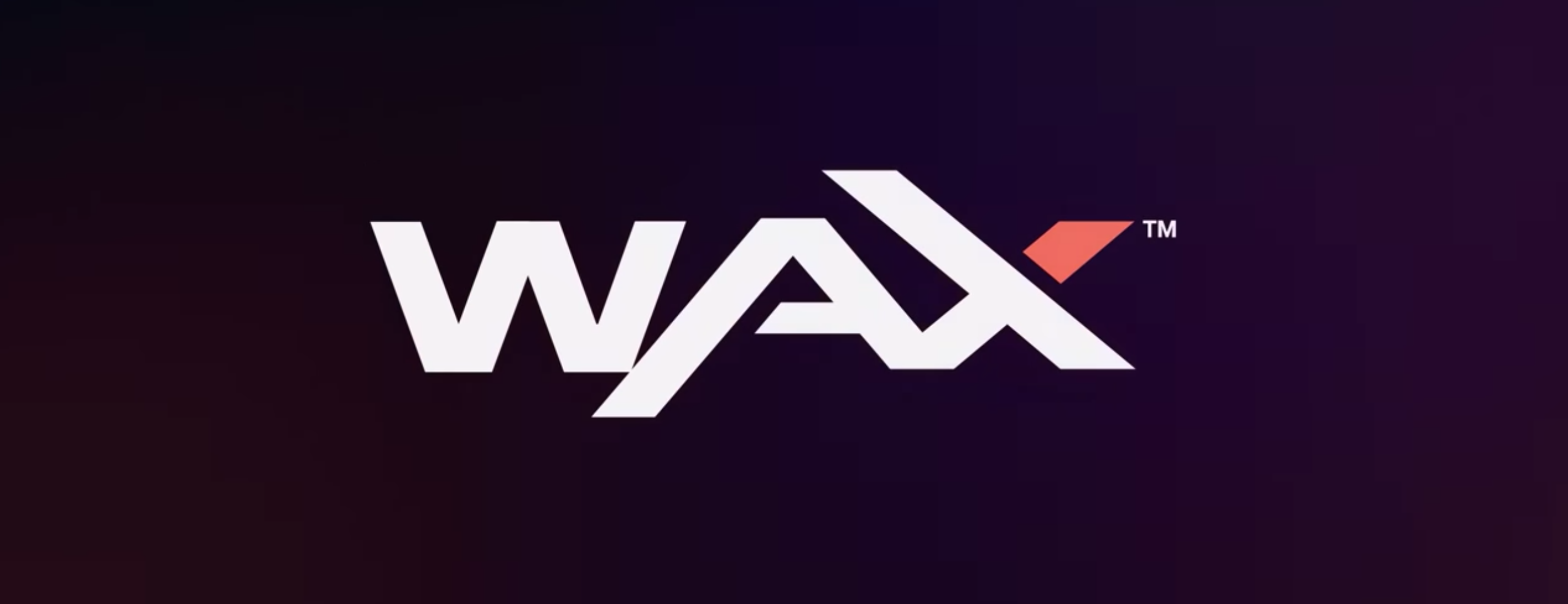 WAX crypto banner.