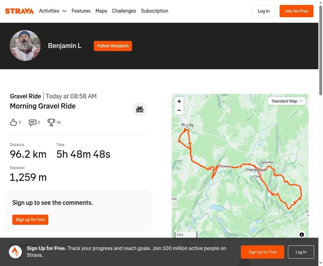 Morning Gravel Ride