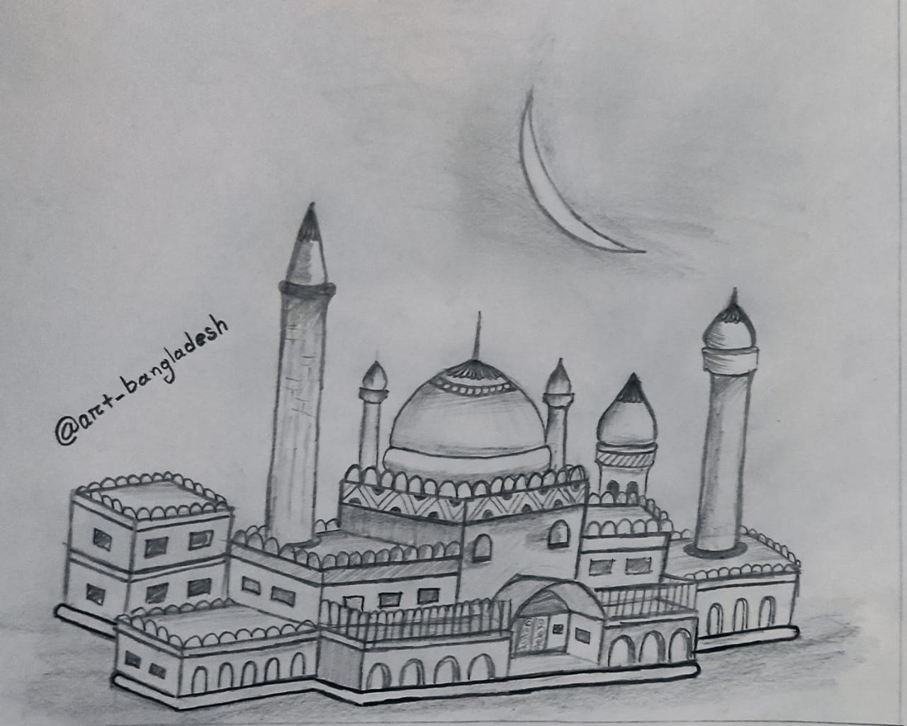 Makkah Madina drawing || Makkah Madina painting || Begin Talent - YouTube