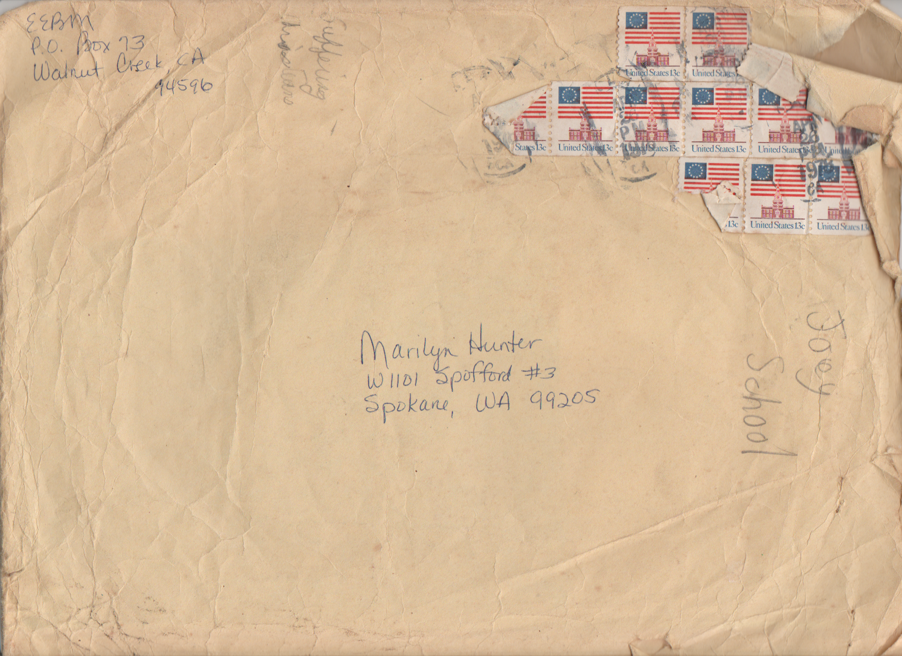 1978-04-26 - Marilyn Hunter's address.png