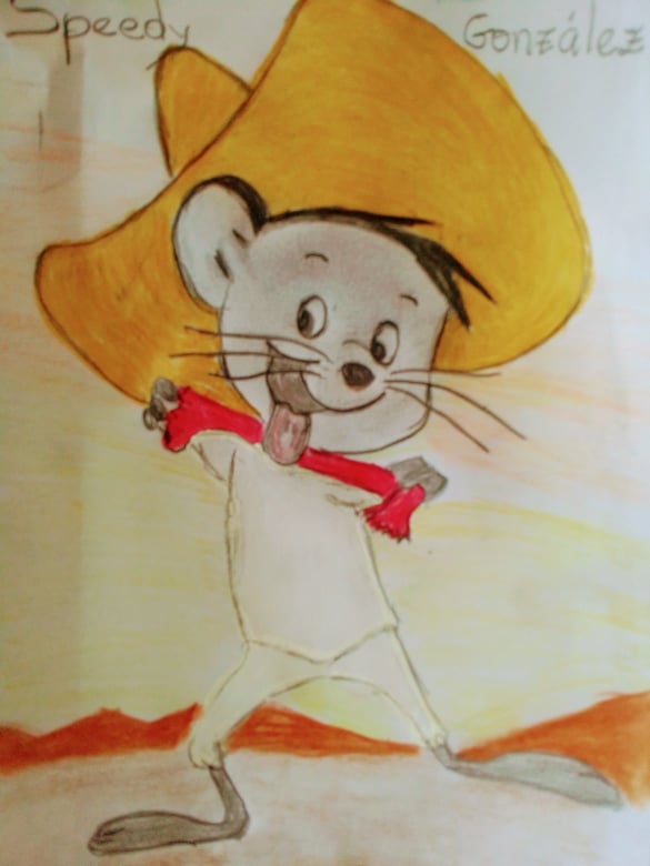 How to Draw Speedy Gonzales 