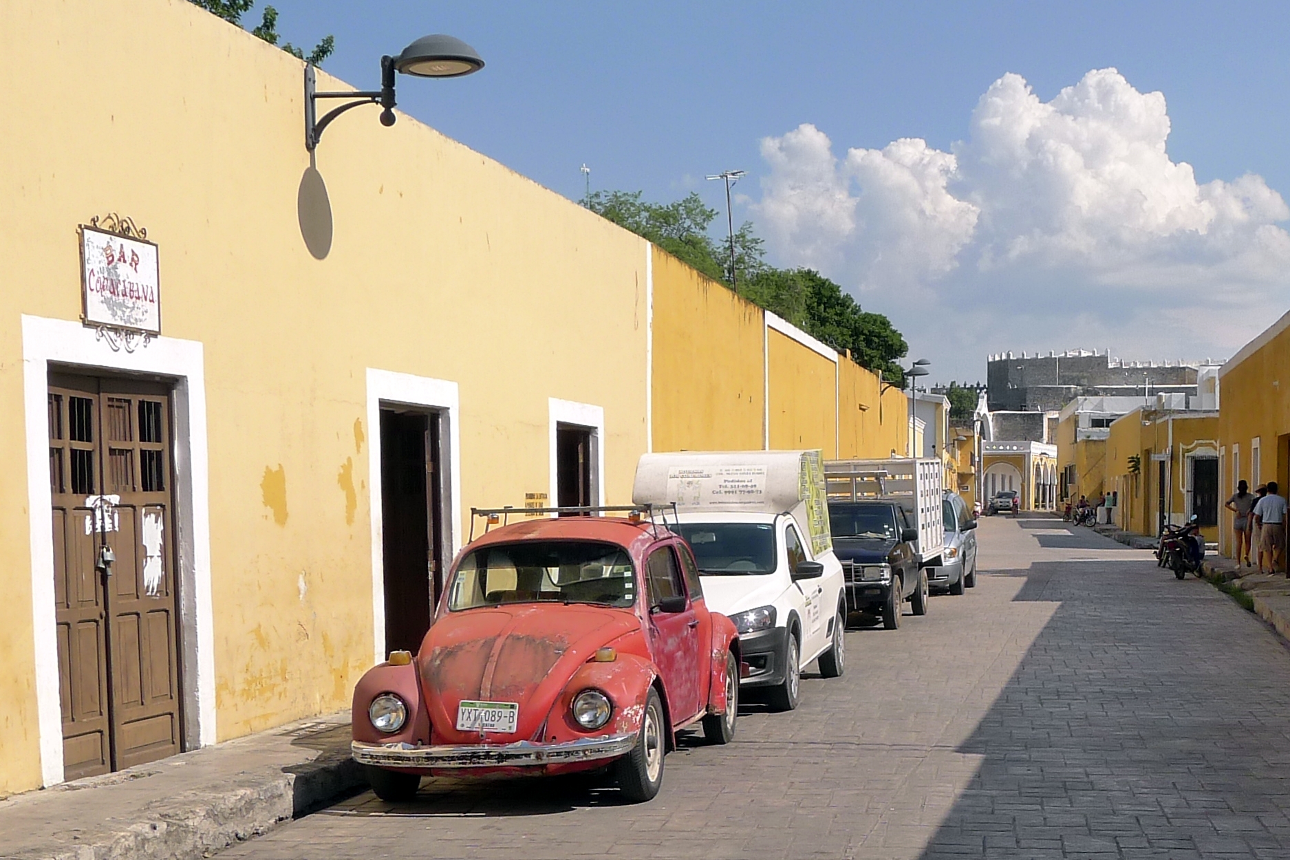 Mexiko Izamal Strassen ciudad amarilla