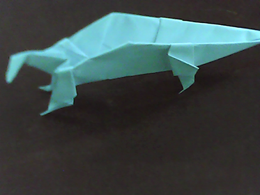 ESP] [ENG] Dinosaurio en Origami-Manualidad/[ESP] [ESP] Dinosaur in  Origami-Crafts — Hive