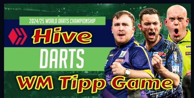 Last Call: HIVE-Darts WM Kicktipp Game 🎯 ⭐️⭐️ ⭐️