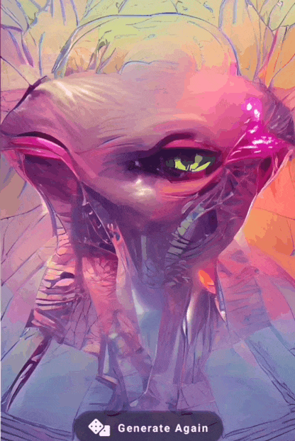 TrinityArt Alien AI Generative Art - Mini Me Alien Armee 18.gif
