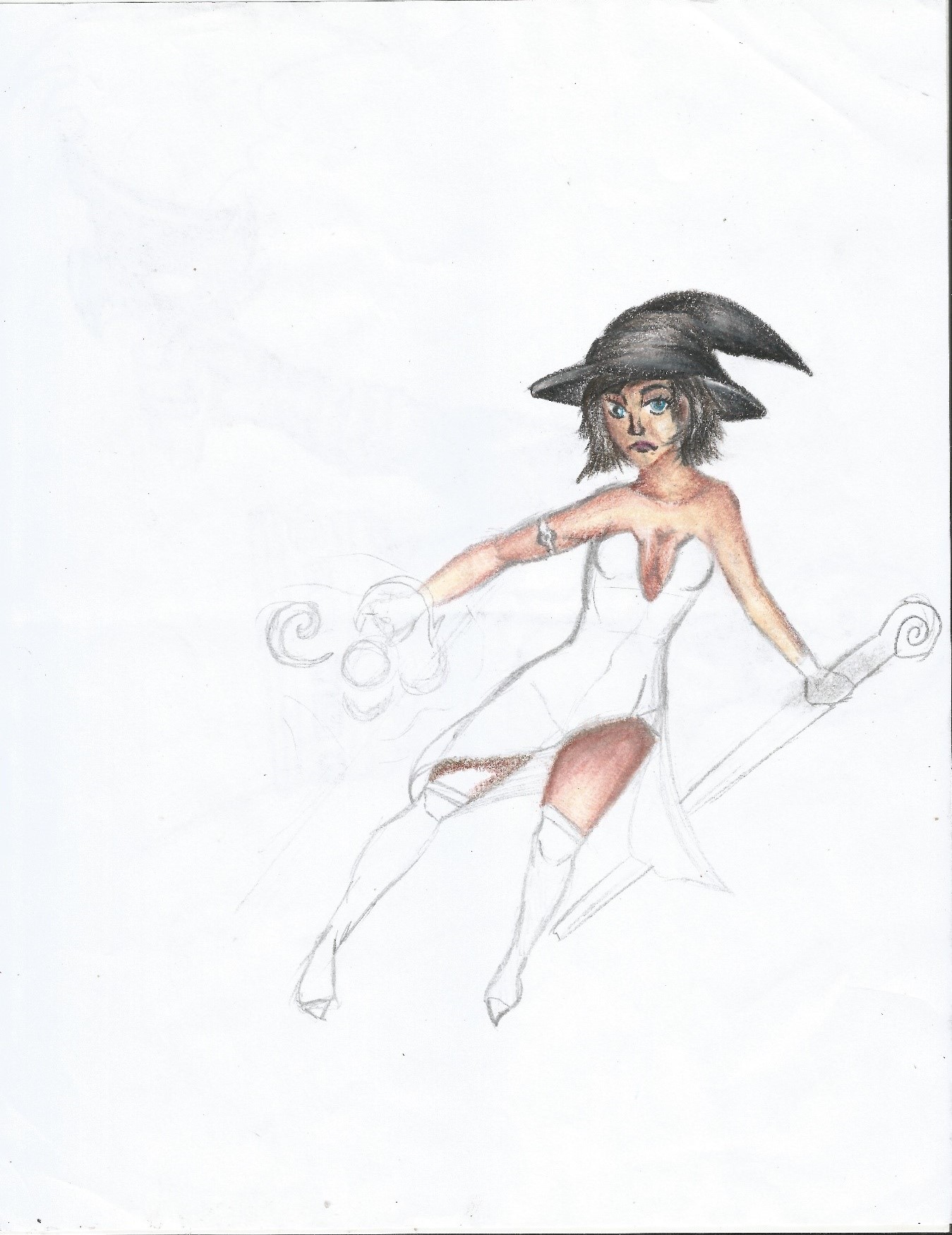Sorceress of light, Hechicera de la luz [Eng/Esp] (Draw/Dibujo)