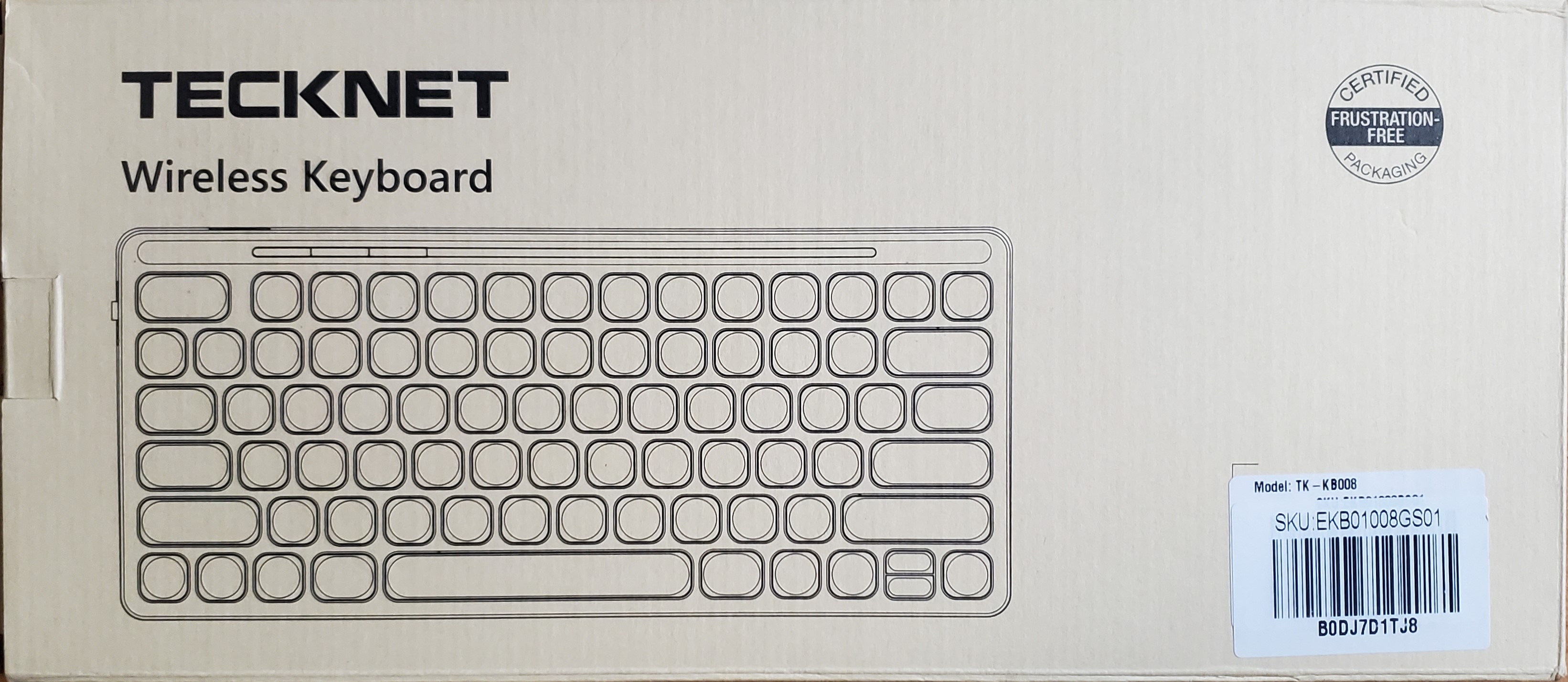 Tecknet (Shenzhen Unichain Technology Co, Ltd) TK-KB008 Wireless Keyboard.jpg