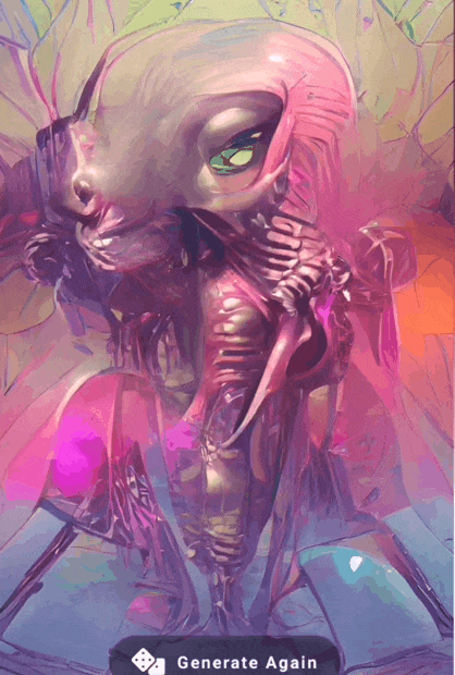 TrinityArt Alien AI Generative Art - Mini Me Alien Armee 28.gif
