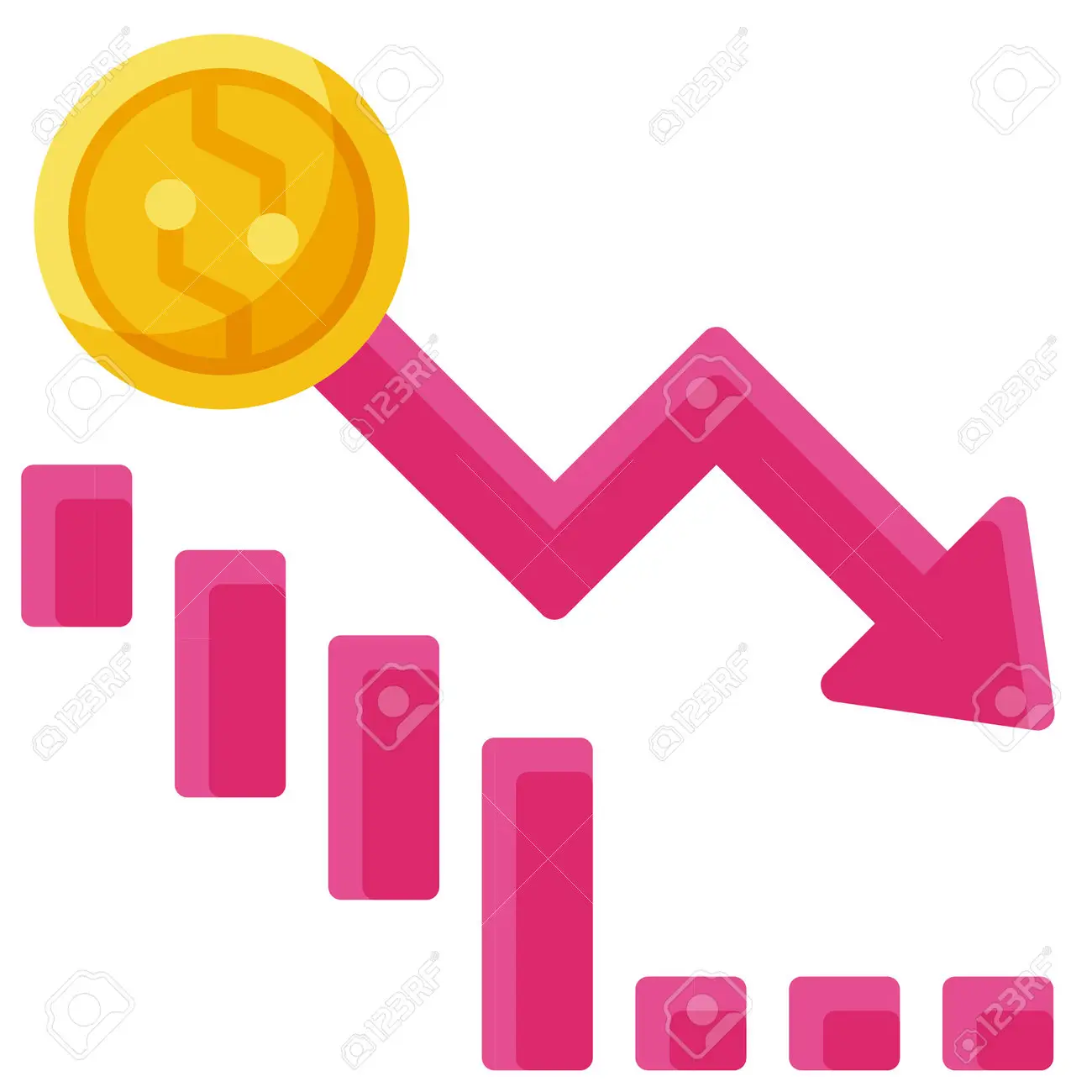 183525881-drop-in-value-icon-decentralized-finance-related-vector-illustration.webp