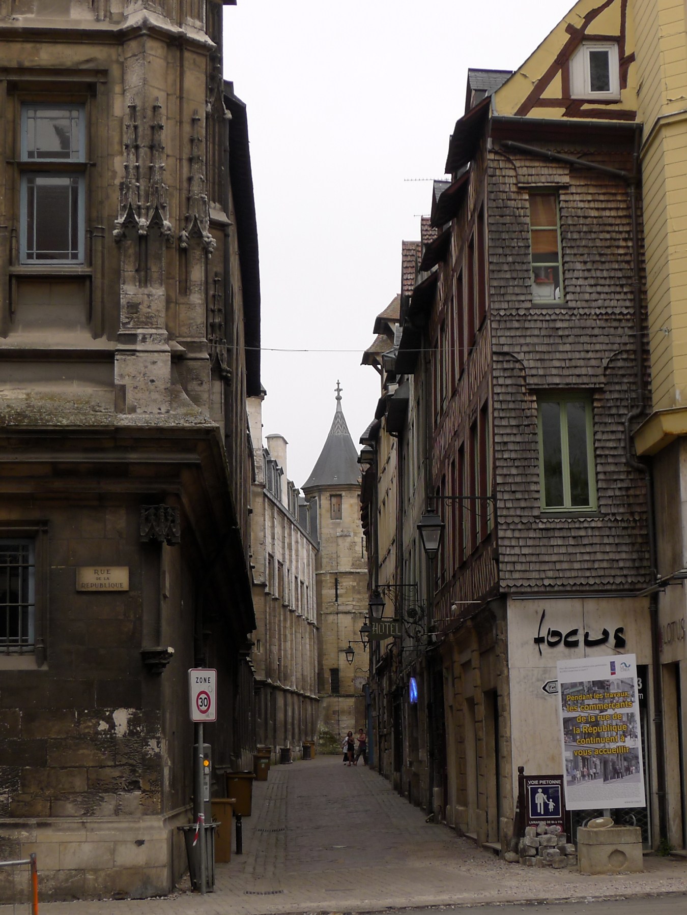 Rouen Frankreich Altstadt