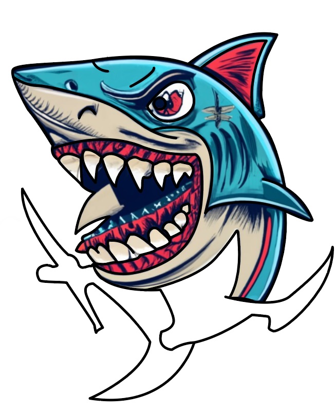 FOREVER TRUE TATTOO on Tumblr: Shark tattoo by Richie Clarke.  https://www.instagram.com/p/CT0KPBtMjea/?utm_medium=tumblr