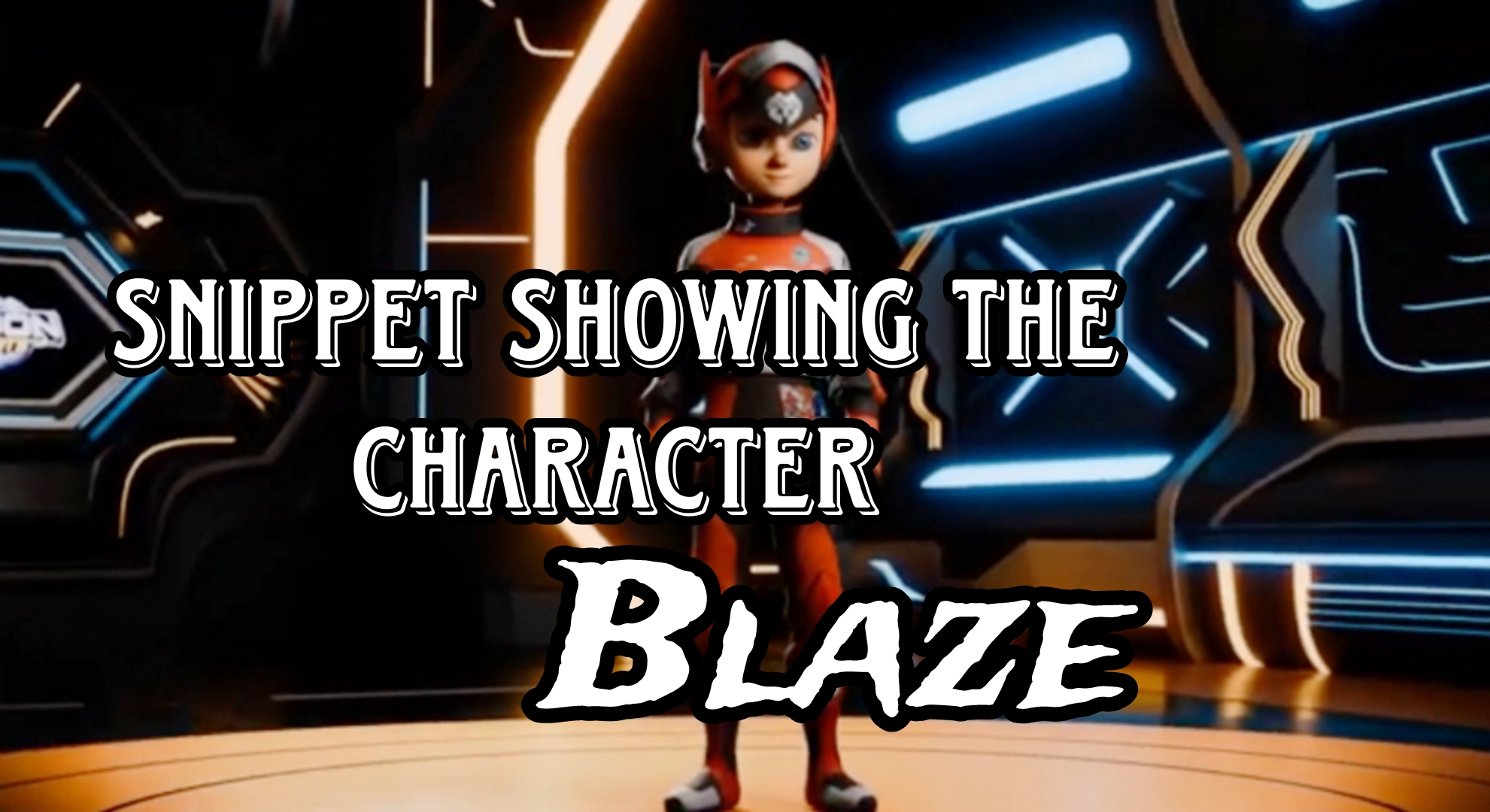 Snippet Showing the Character Blaze. Driver Cards Overview.
