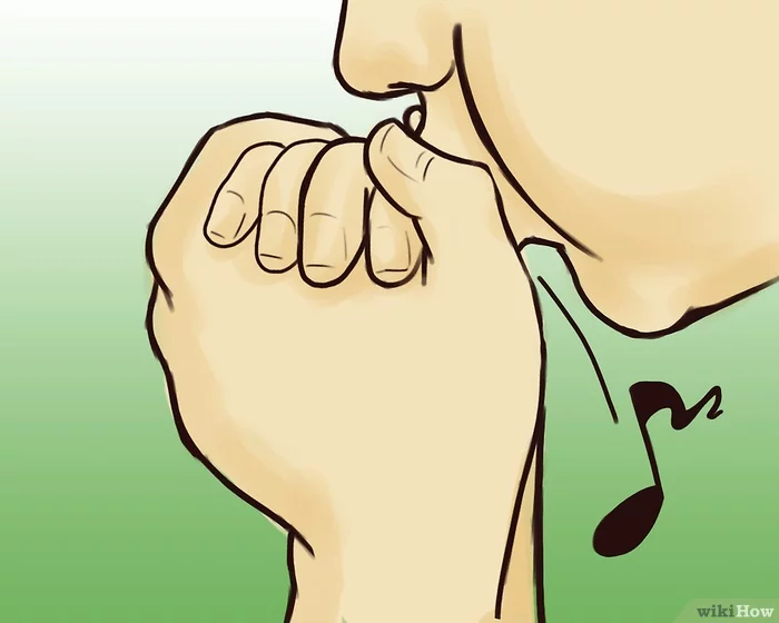 Как свистеть ладонями