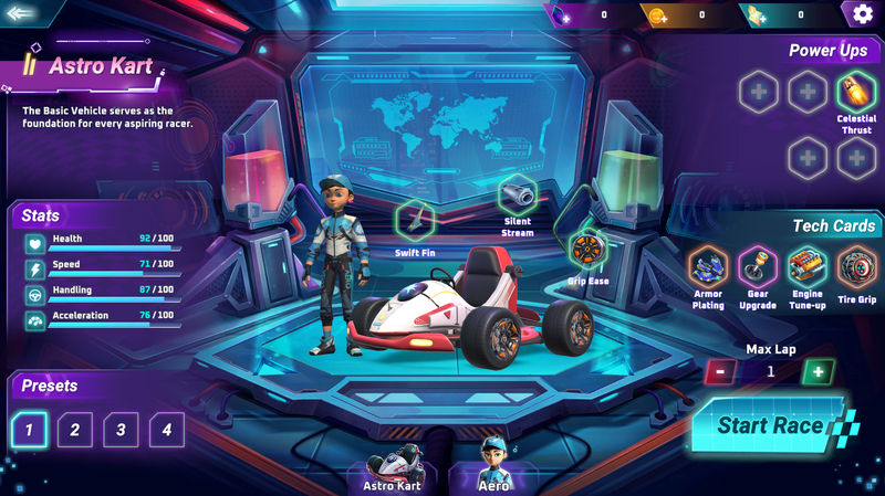 Come With Me Let's Explore Moon Karts