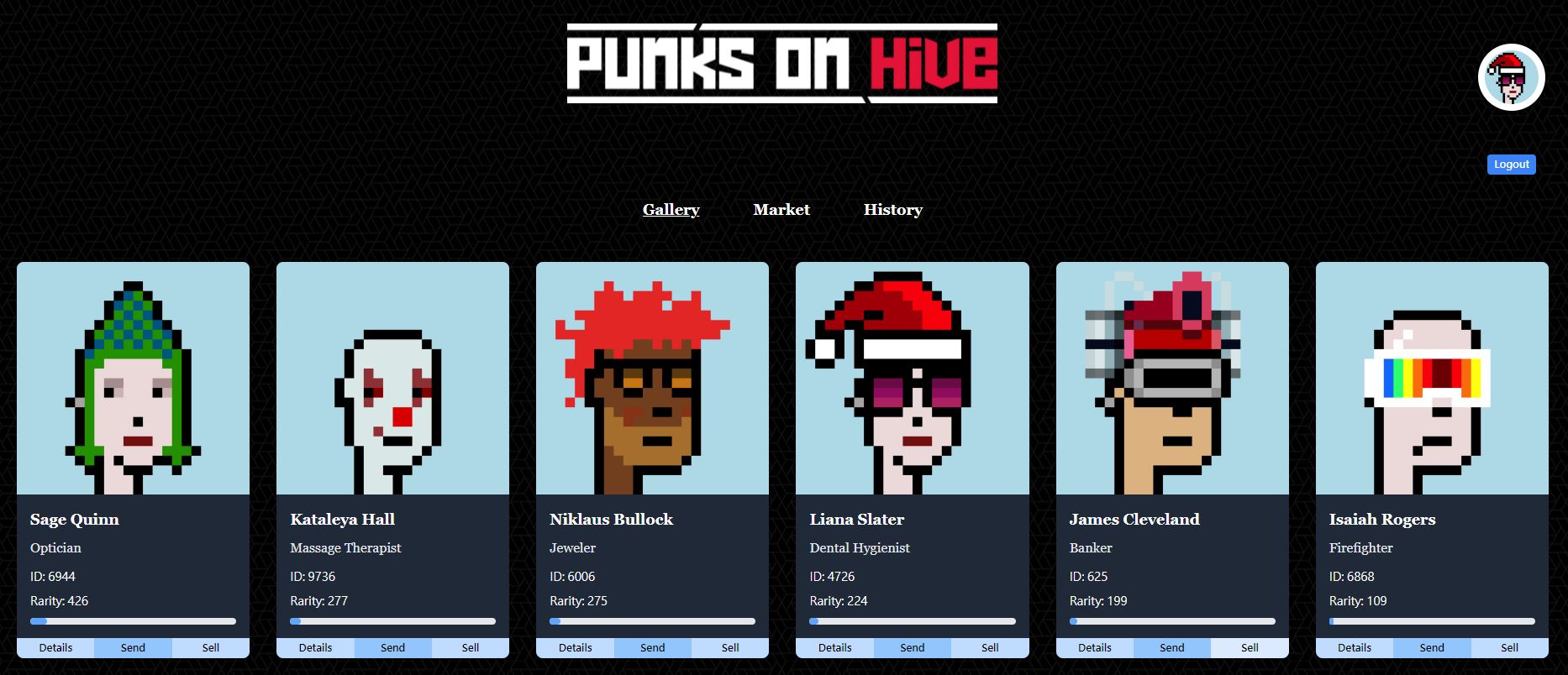 Fashion trend Hive Punks.Have you started collecting?