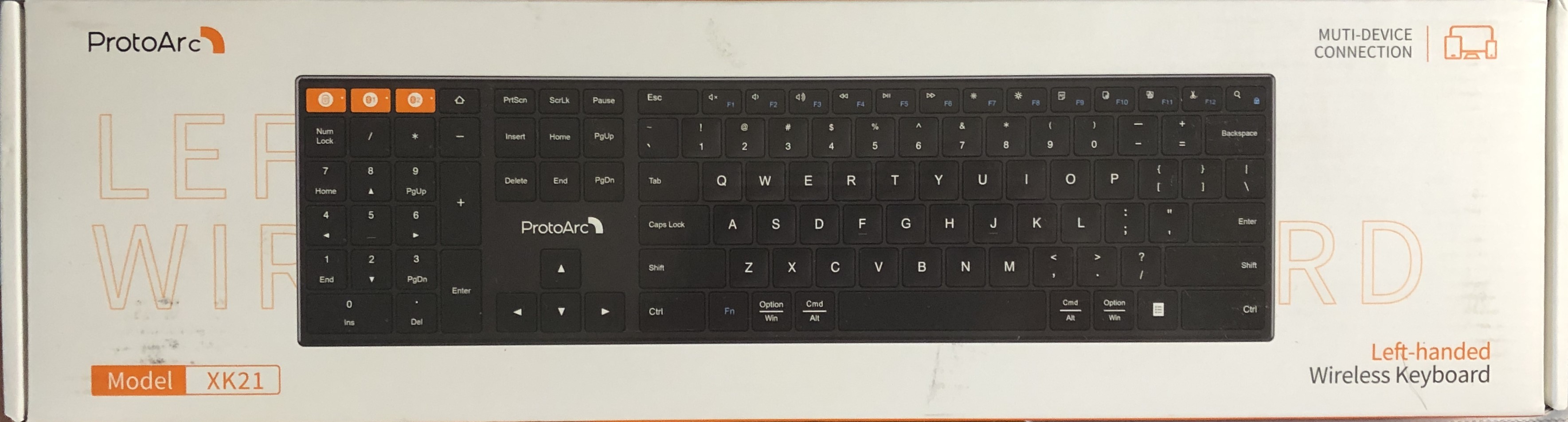 ProtoArc XK21 Left-Handed Wireless Keyboard.JPG