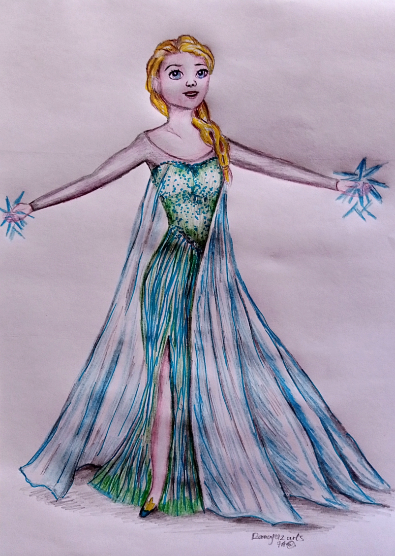 How to Draw Disney Princess ELSA- step by step || Disney Frozen || Pencil  Sketch - YouTube