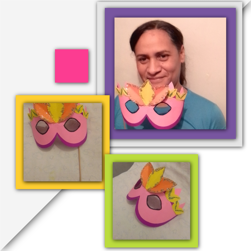 Plantilla: Mi máscara de Carnaval Manualidad (teacher made)