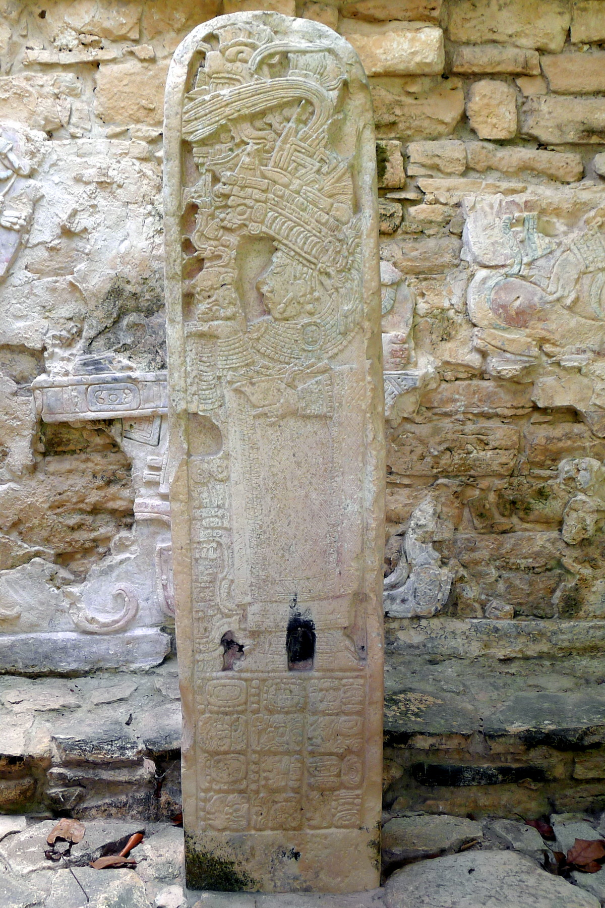 mexiko chiapas maya yaxchilan stele 35 struktur 21 lady eveningstar