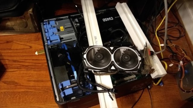 DIY miner old desktop computer