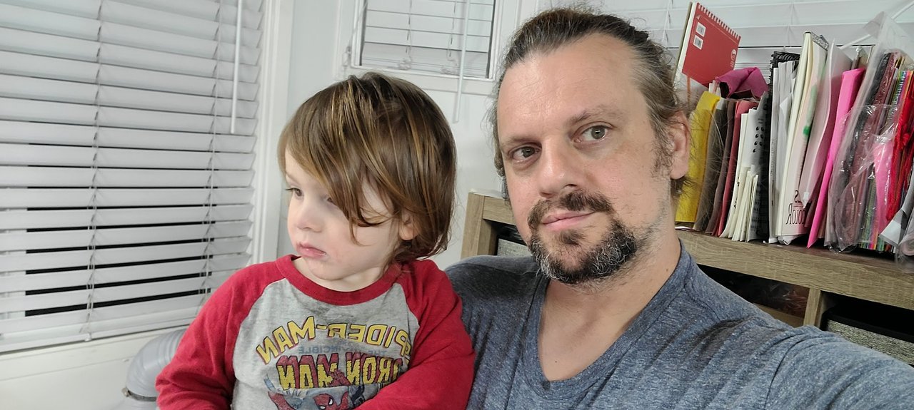 A photo I took yesterday with little Ricky.