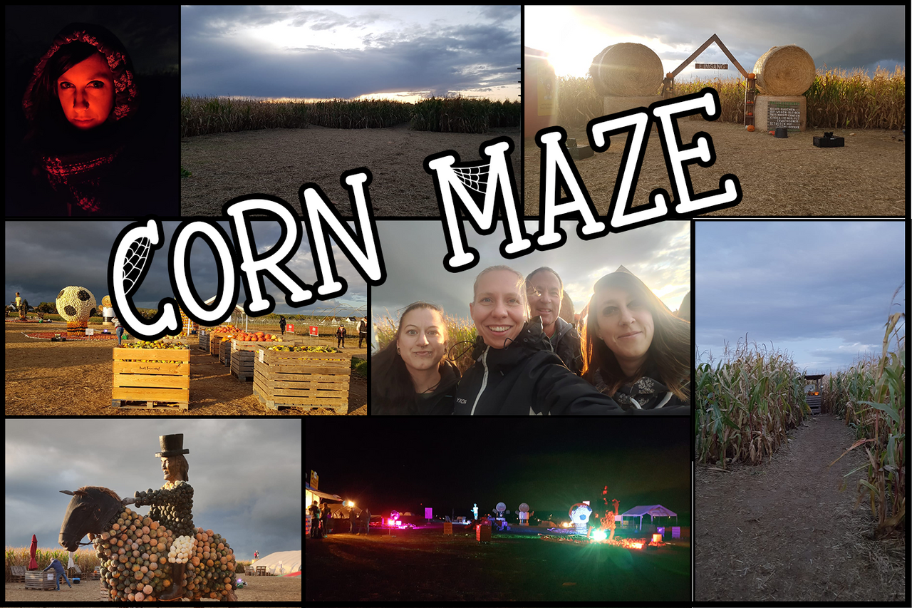 A Trip to the Corn Maze - with Spontaneous Halloween Photos 😁