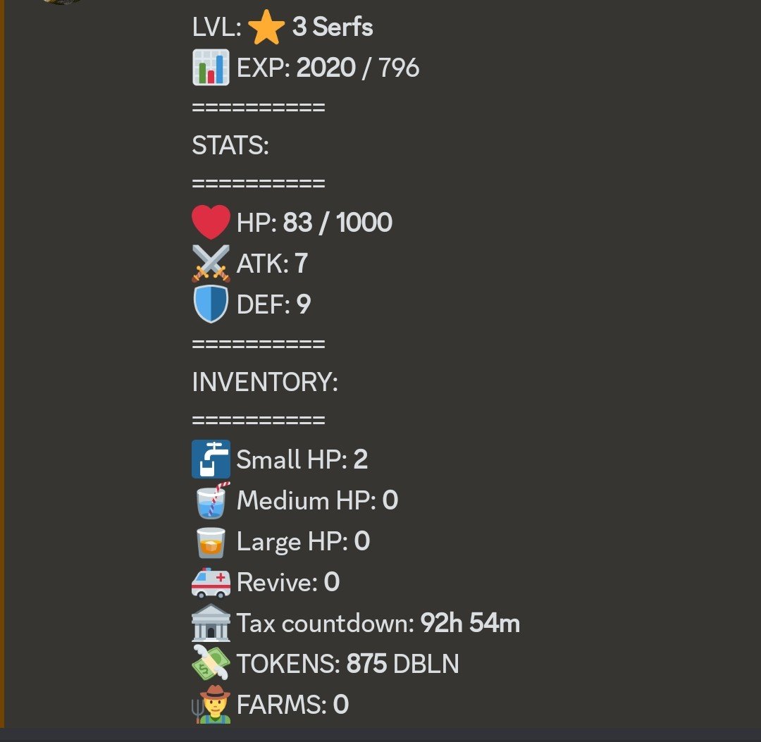 my stats so far