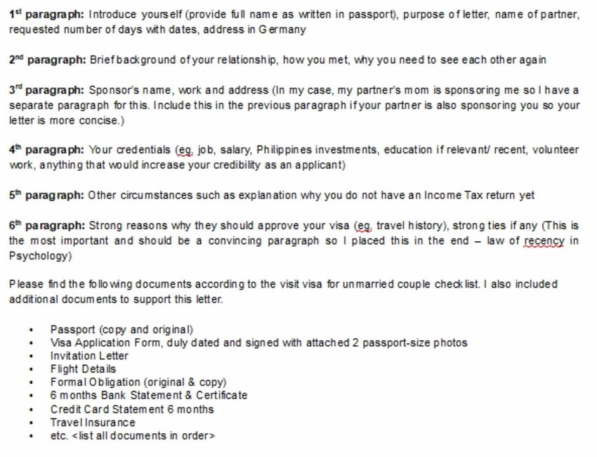 cover letter for student visa application germany