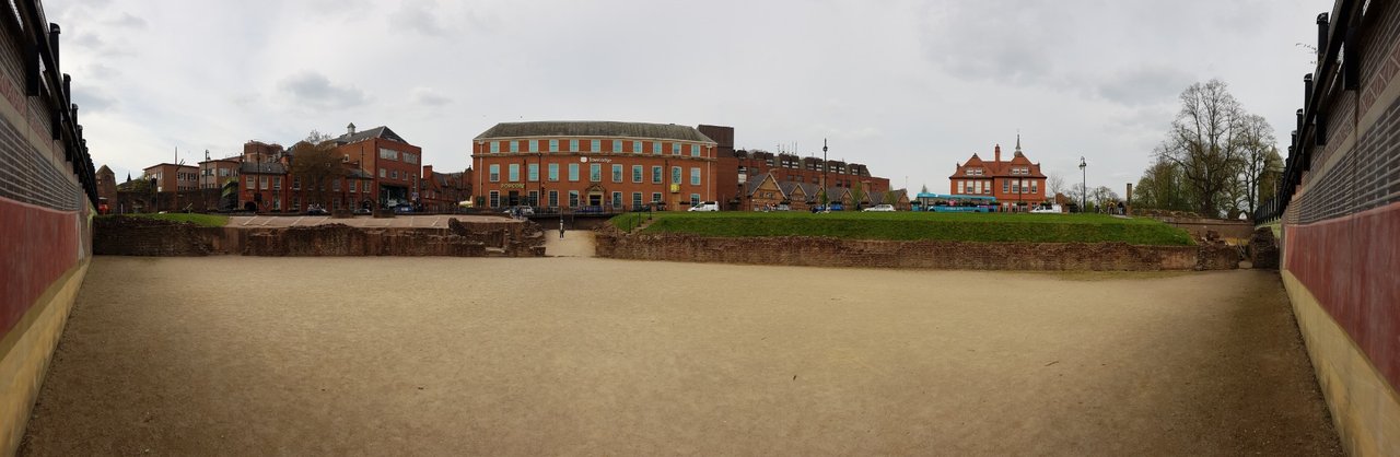 A panoramic picture I took from the centre of the amphitheatre.