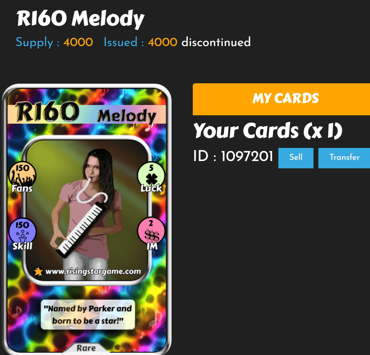 R160 Melody/A Rare Musician