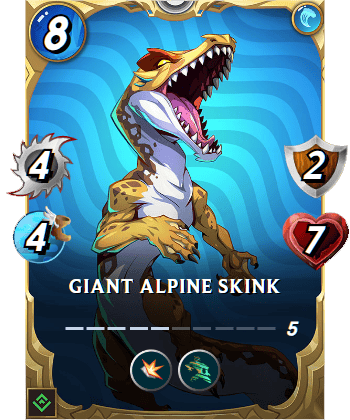 Giant Alpine Skink