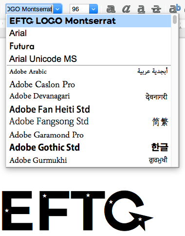 font use