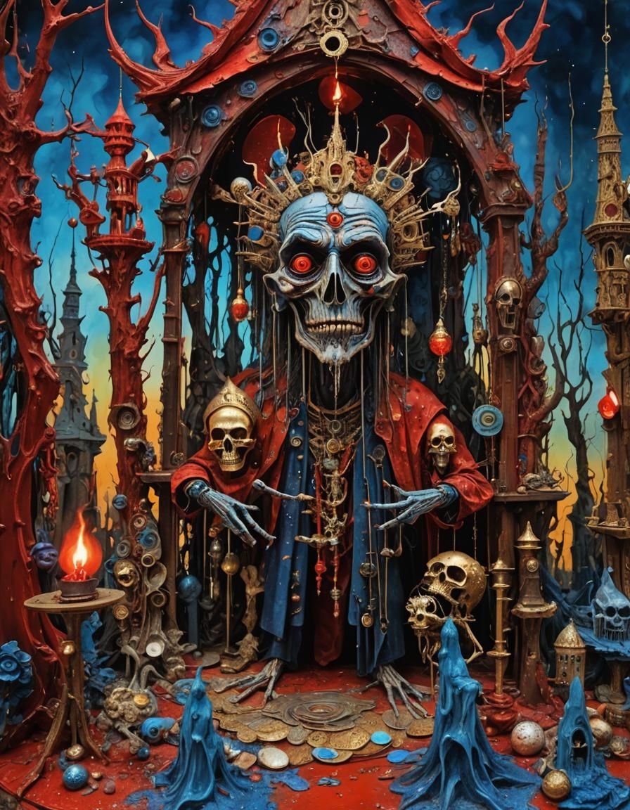 PRESIDING OVER THE MARRIAGE OF BABA YAGA AND ASMODEUS