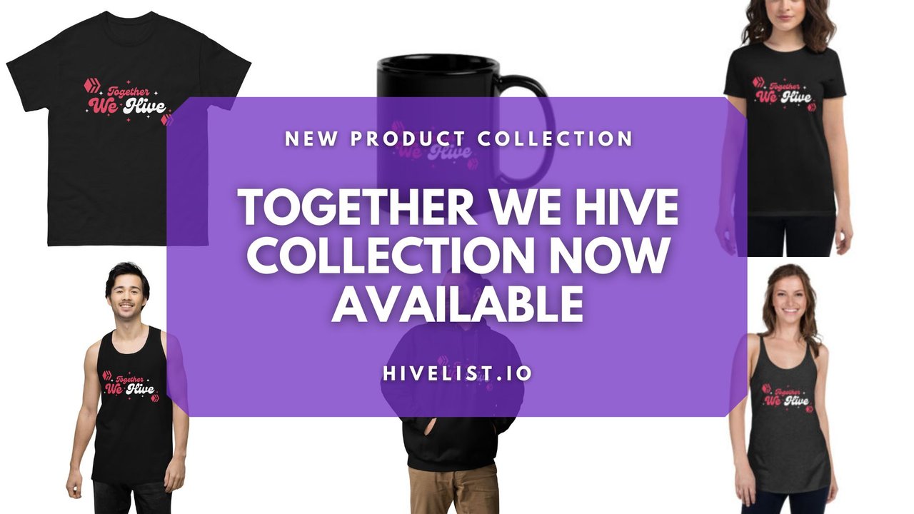 Together We Hive Collection Now Available on the Hivelist Store