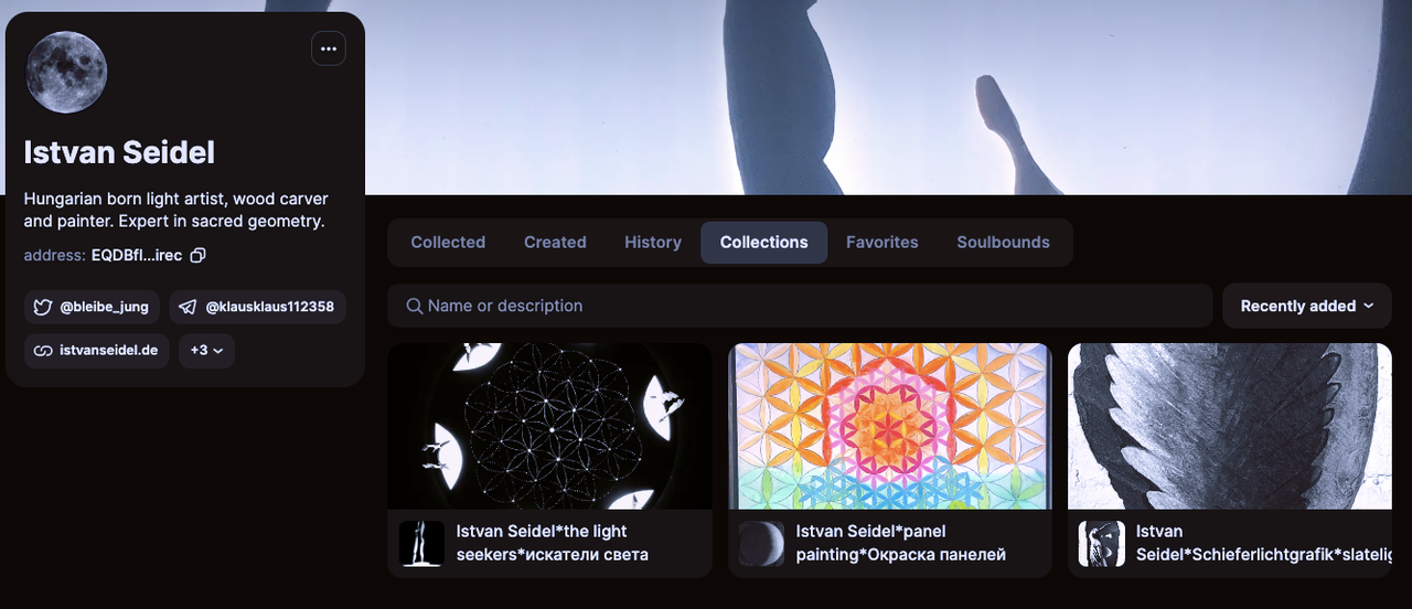 First collections at Getgems.io available here: https://t.ly/heCv_