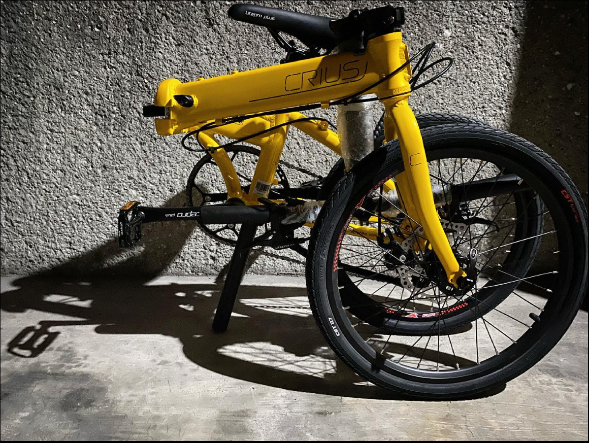My bike "Crissy", a 20-inch folding bike