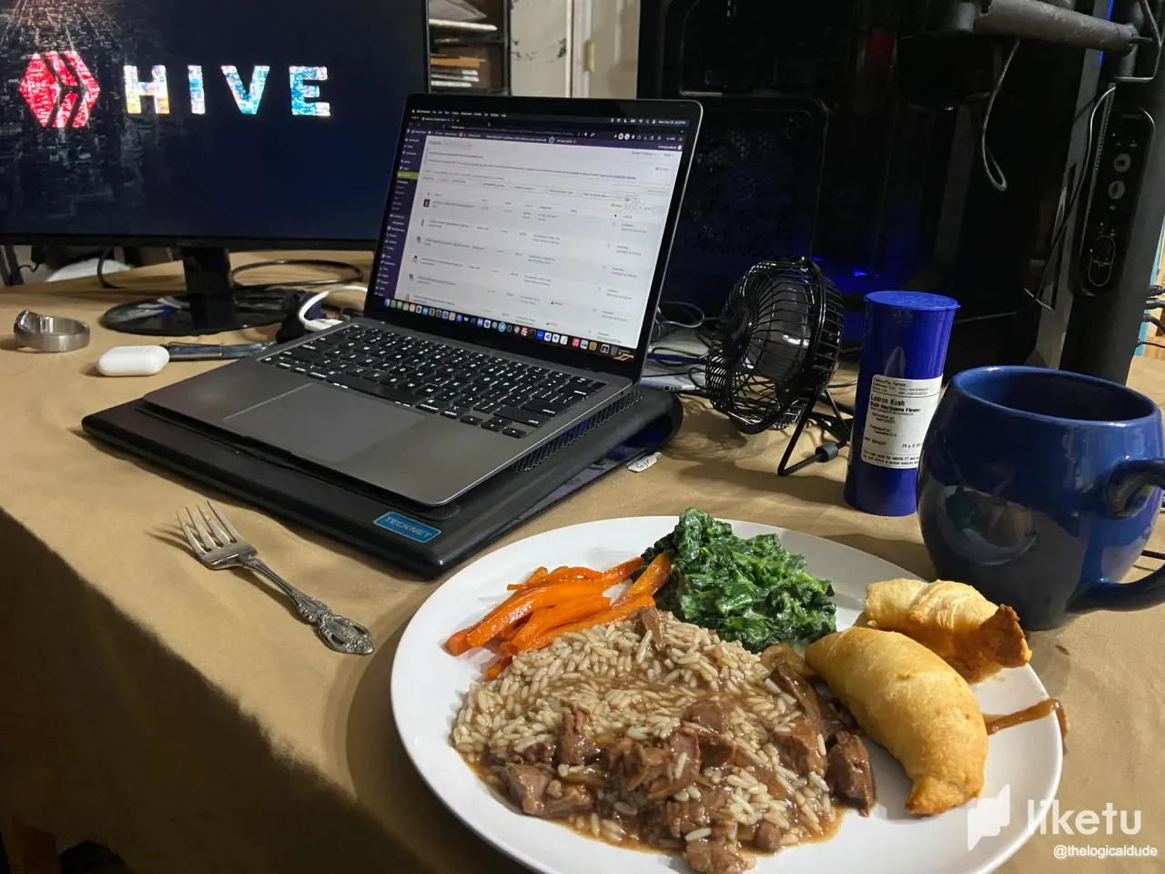 Little Dinner While I Work On The Hivelist Store