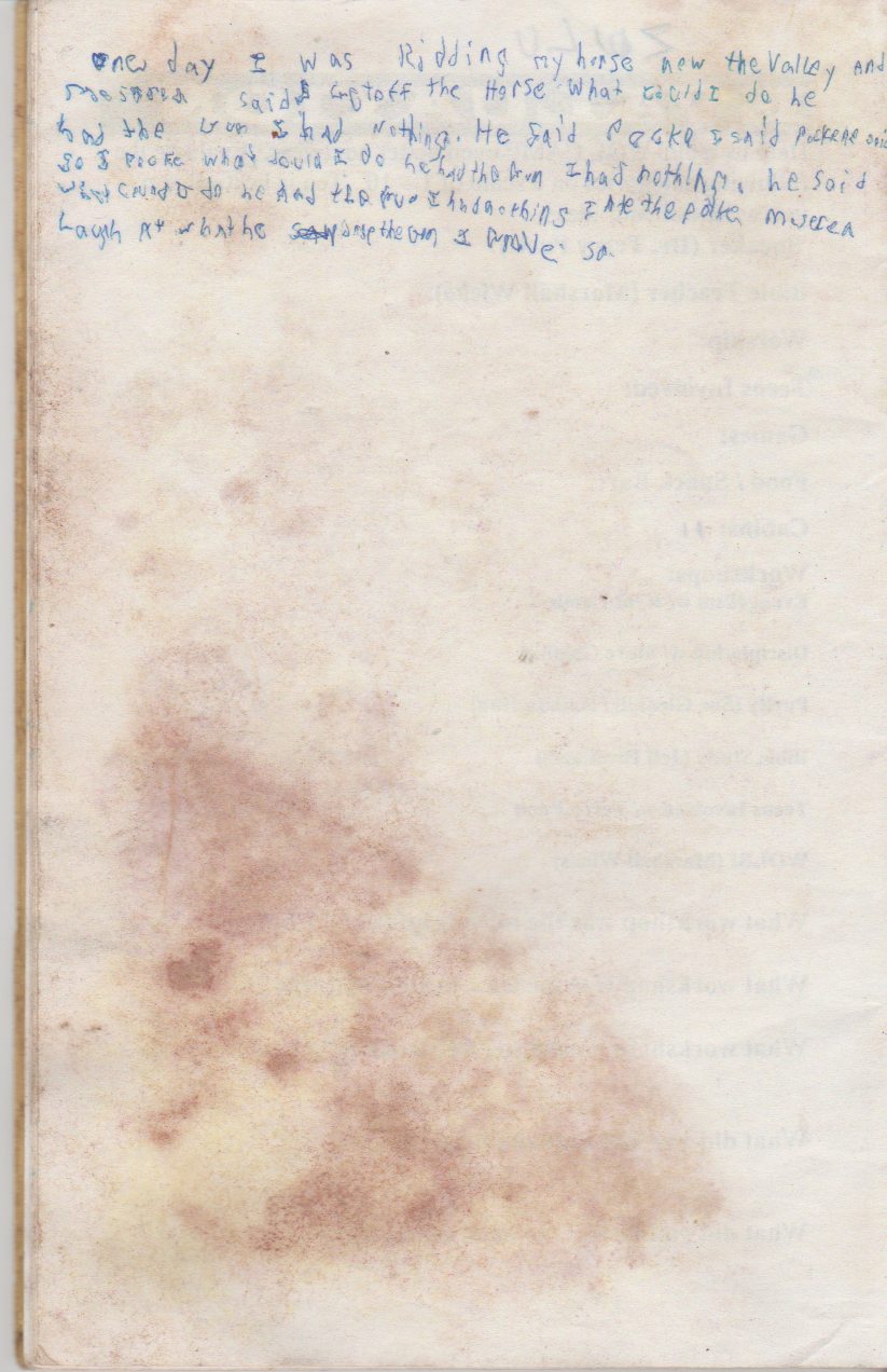 1999-07-25 - Sunday - West Coast Camp Quiet Time, Joey Arnold age 14, est date, most likely last week of July-37.png