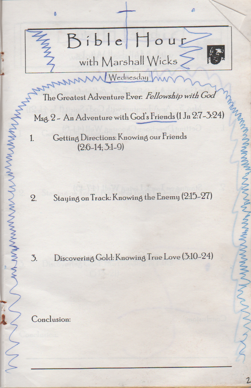 1999-07-25 - Sunday - West Coast Camp Quiet Time, Joey Arnold age 14, est date, most likely last week of July-25.png