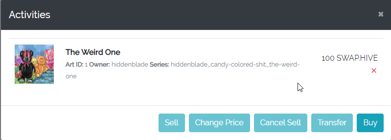 Buying art on NFT Showroom Hive.png