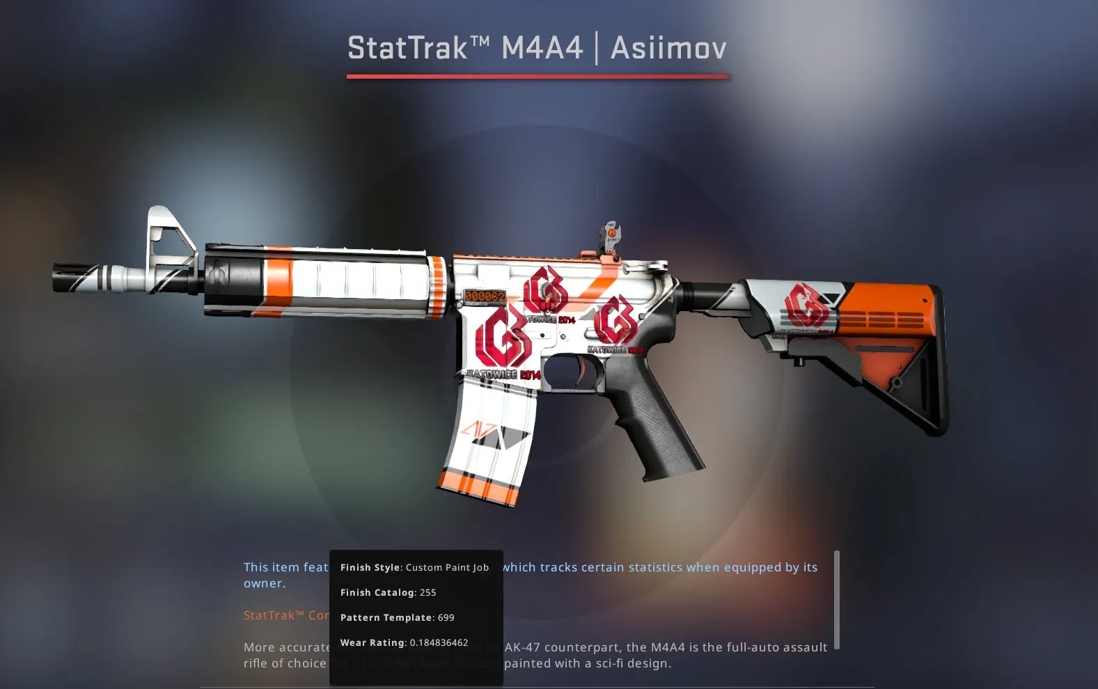 M4a4 asiimov field tested фото 110