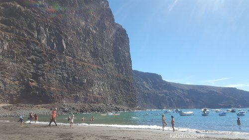 Wonderful Time At Playa De Vueltas In Valle Gran Rey Gomera Canary Islands Travelfeed