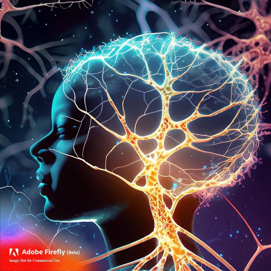 Firefly ultra realistic image of nerve cells neurons glowing on backdrop of universe 41988.jpg