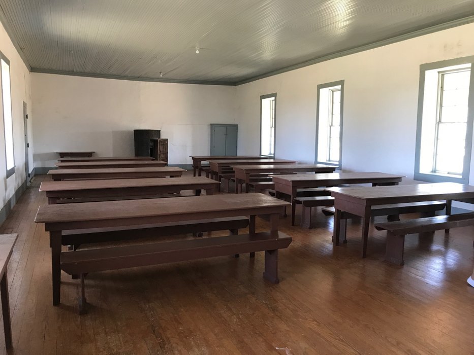 School room for the children of Fort McKavett