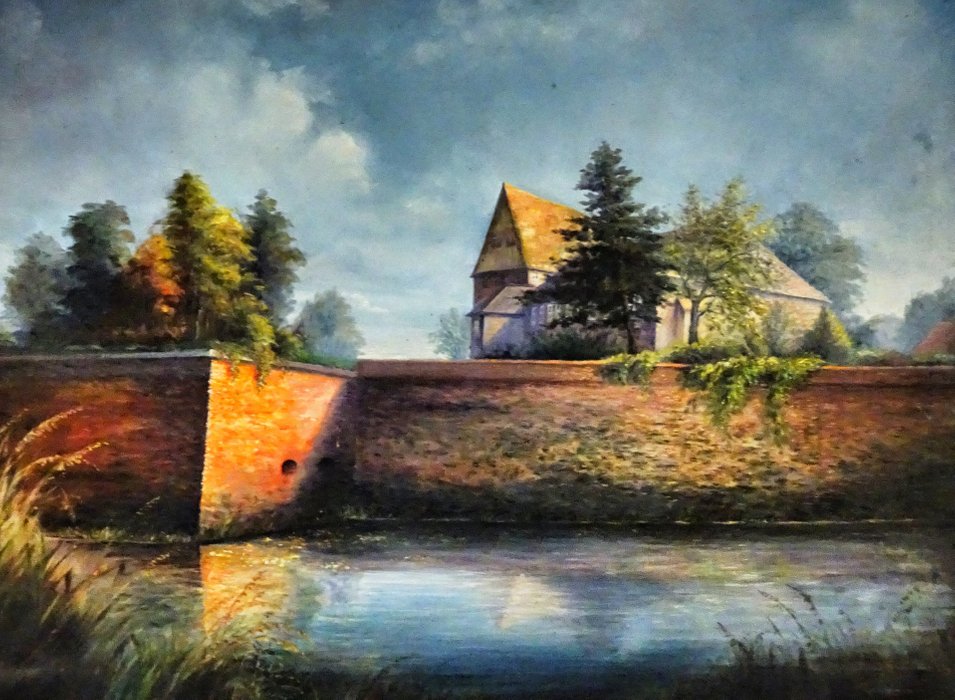 A painting of the Fortrtess Dömitz.