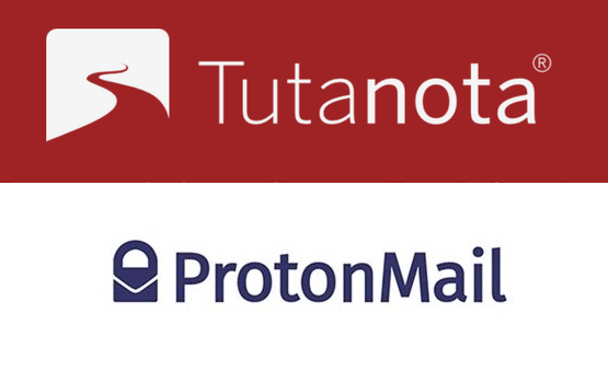 ProtonMail and Tutanota logos