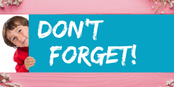 Don't Forget Banner